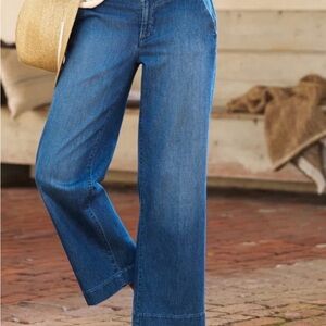 Frank & Eileen Westport Wide Leg Chino - 1984 Wash - Size 14